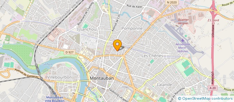 localisation de l'entreprise LUNARIS  MONTAUBAN