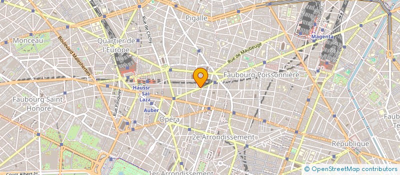localisation de l'entreprise LUNARIS INC.  PARIS