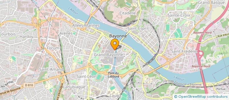 localisation de l'entreprise LUNAROSA à BAYONNE