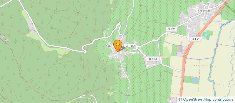 localisation de l'entreprise LUNAS SARL  GUEBERSCHWIHR