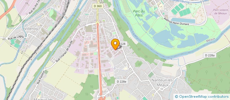 localisation de l'entreprise LUNASC à NANTEUIL-LES-MEAUX
