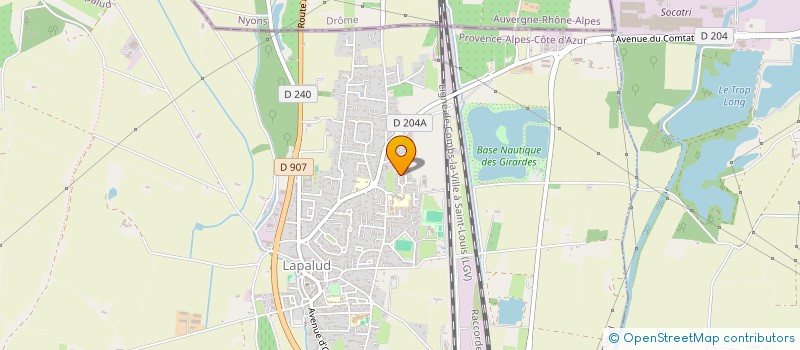 localisation de l'entreprise LUNASOL  SAINT-PAUL-TROIS-CHATEAUX