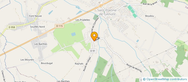 localisation de l'entreprise LUNASTIS HOLDING  SAINT-ETIENNE-DE-TULMONT