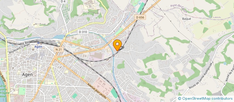 localisation de l'entreprise LUNAZIC ASSOCIATION LUNASSO  AGEN