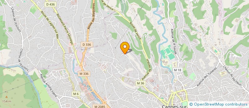 localisation de l'entreprise LUNAZUR à CAGNES-SUR-MER