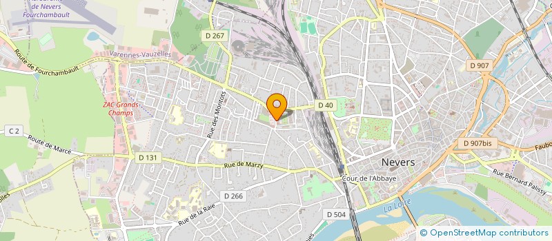 localisation de l'entreprise LUNC à NEVERS