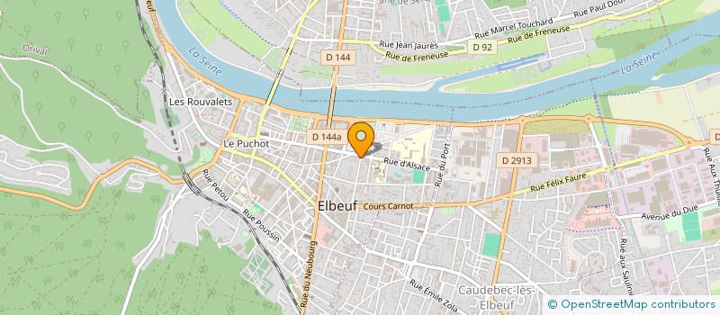 localisation de l'entreprise LUNCH TIME à ELBEUF