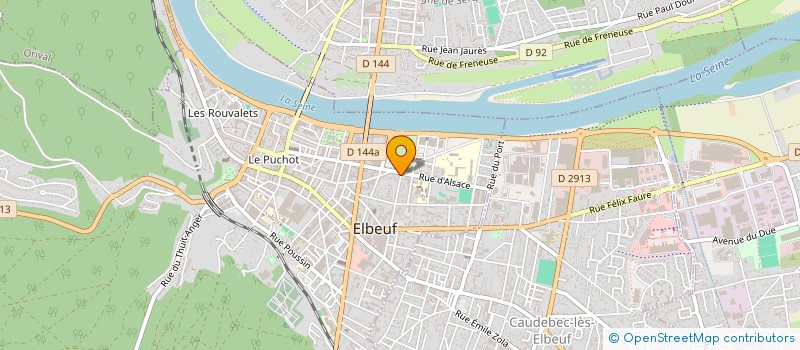 localisation de l'entreprise LUNCH TIME à ELBEUF