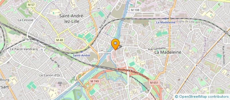 localisation de l'entreprise LUNDI à LA MADELEINE