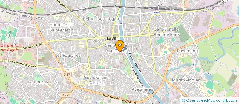 localisation de l'entreprise LUNDI MIGRAINE à LAVAL