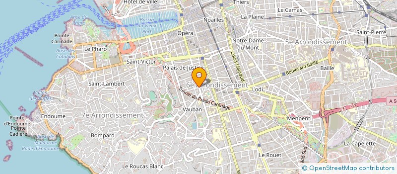 localisation de l'entreprise LUNDI8 à MARSEILLE