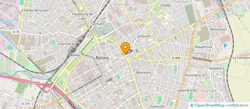 localisation de l'entreprise LUNDY  REIMS