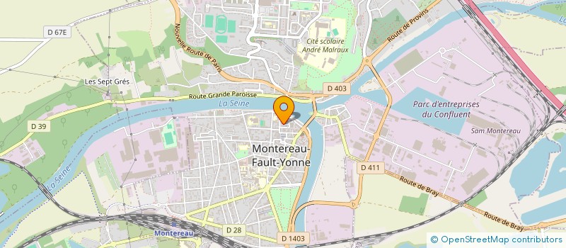 localisation de l'entreprise LUNE à MONTEREAU-FAULT-YONNE