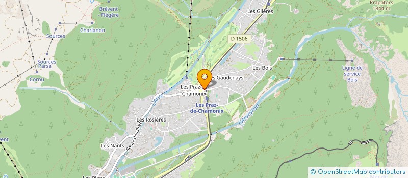 localisation de l'entreprise LUNE  CHAMONIX-MONT-BLANC