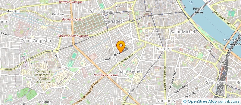 localisation de l'entreprise LUNE  BORDEAUX