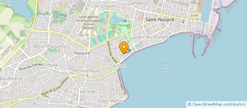 localisation de l'entreprise LUNE  SAINT-NAZAIRE