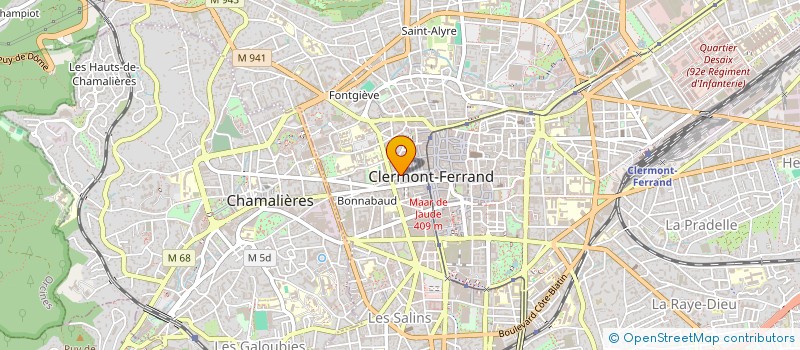 localisation de l'entreprise LUNE  CLERMONT-FERRAND