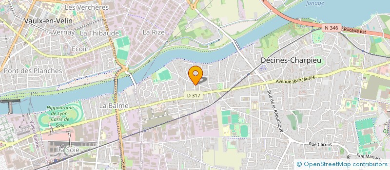 localisation de l'entreprise LUNE APRES LUNE à DECINES-CHARPIEU