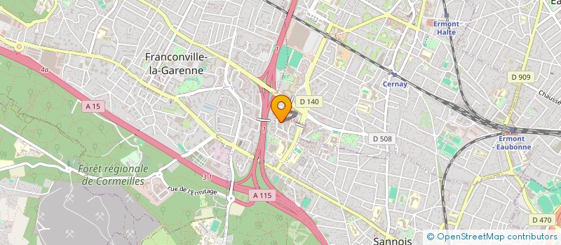 localisation de l'entreprise LUNE CONSTRUCTION  SAINT-WITZ