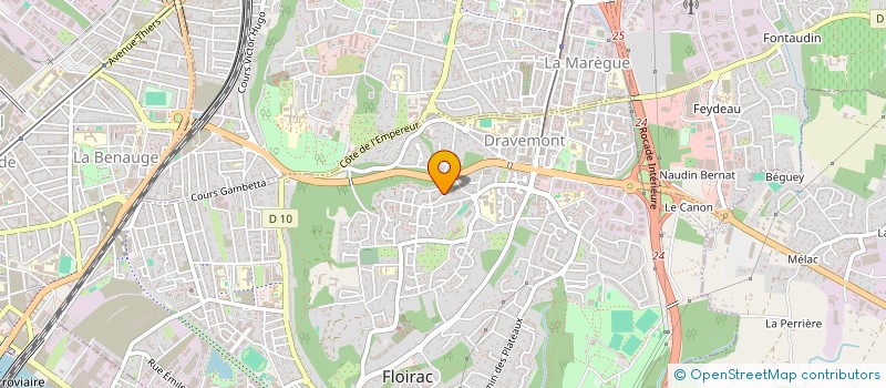 localisation de l'entreprise LUNE D'ACHILLE  FLOIRAC