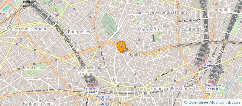 localisation de l'entreprise LUNE D'OR  PARIS