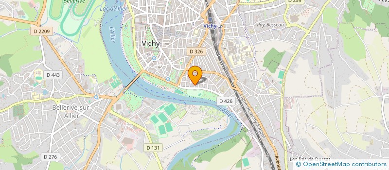 localisation de l'entreprise LUNE DE CIRQUE (LDC)  VICHY