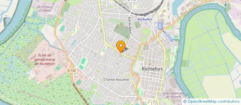 localisation de l'entreprise LUNE DE MIEL  ROCHEFORT