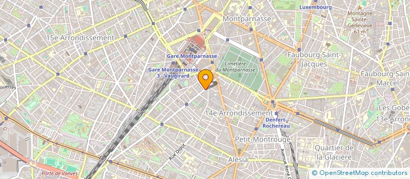 localisation de l'entreprise LUNE DE MIEL à PARIS