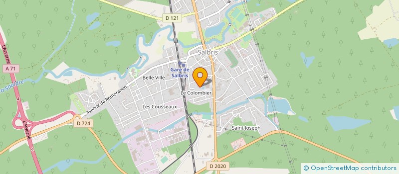 localisation de l'entreprise LUNE DE MIEL  SALBRIS