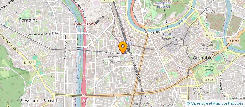 localisation de l'entreprise LUNE DE MIEL à GRENOBLE