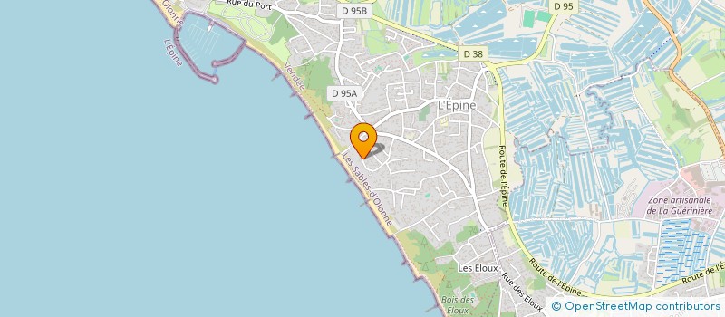 localisation de l'entreprise LUNE/DUNE  L'EPINE