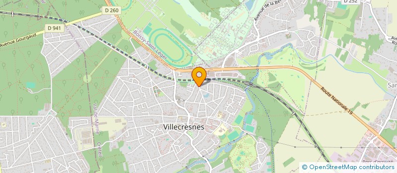 localisation de l'entreprise LUNE ET CONSCIENCE  VILLECRESNES