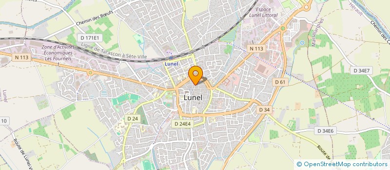 localisation de l'entreprise LUNE ET LIENS à LUNEL