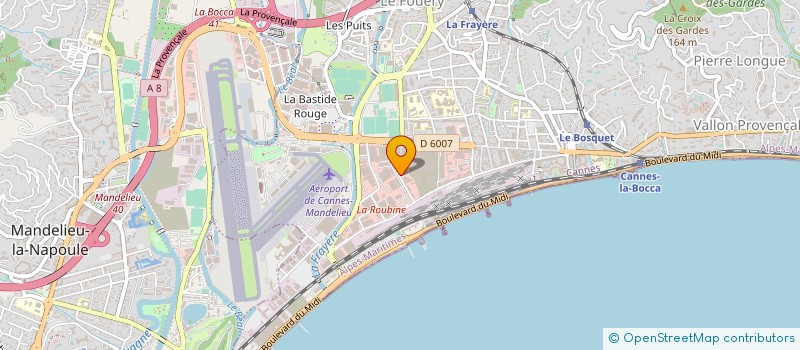 localisation de l'entreprise LUNE INVEST à CANNES