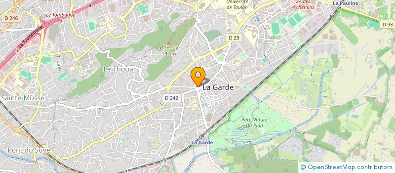 localisation de l'entreprise LUNE &L'AUTRE  LA GARDE