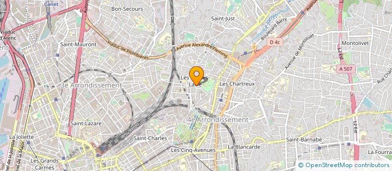 localisation de l'entreprise LUNE & MIEL à MARSEILLE