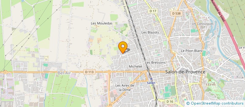 localisation de l'entreprise LUNE & MIEL  SALON-DE-PROVENCE