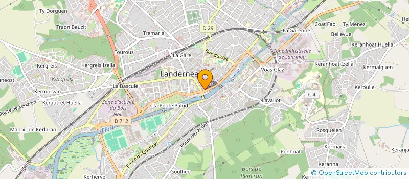 localisation de l'entreprise LUNE NID SON à LANDERNEAU