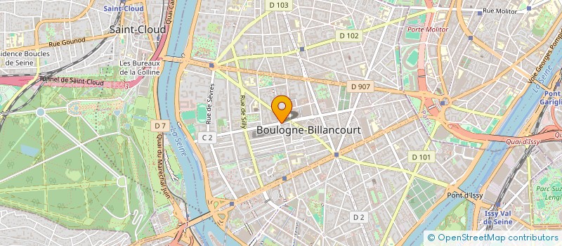 localisation de l'entreprise LUNE R à BOULOGNE-BILLANCOURT