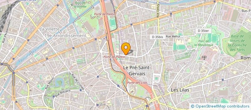 localisation de l'entreprise LUNE ROSE à LE PRE-SAINT-GERVAIS