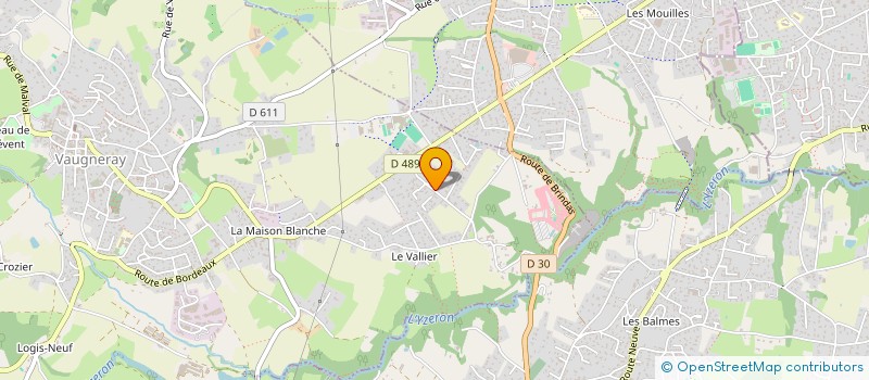 localisation de l'entreprise LUNE ROUSSE  VAUGNERAY