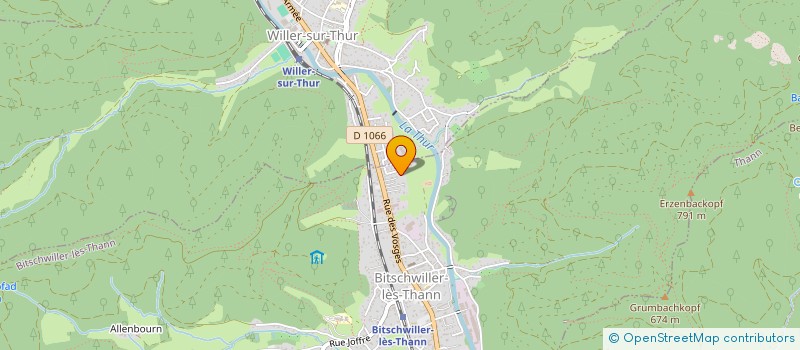 localisation de l'entreprise LUNE & VIOLETTE  BITSCHWILLER-LES-THANN