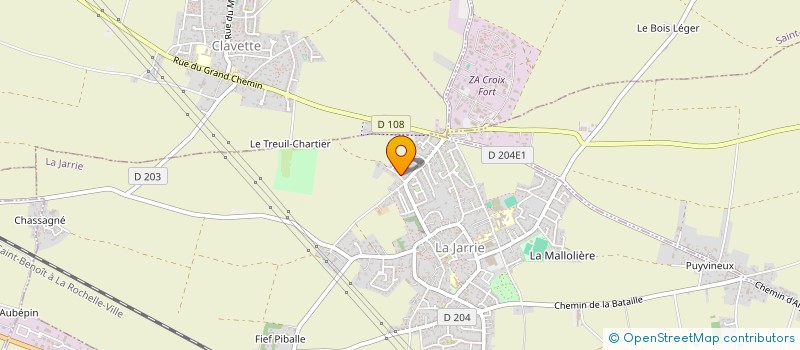 localisation de l'entreprise LUNEA  LA JARRIE