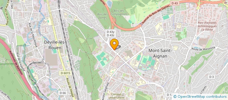 localisation de l'entreprise LUNEAU & MARTIN CONSEILS à MONT-SAINT-AIGNAN