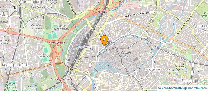 localisation de l'entreprise LUNECARRE  STRASBOURG