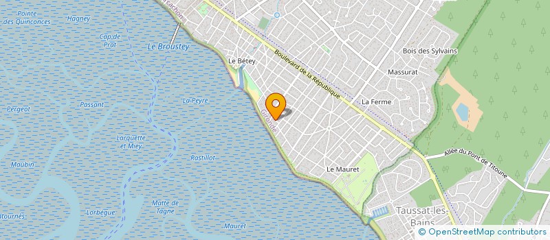 localisation de l'entreprise LUNEDI  ANDERNOS-LES-BAINS