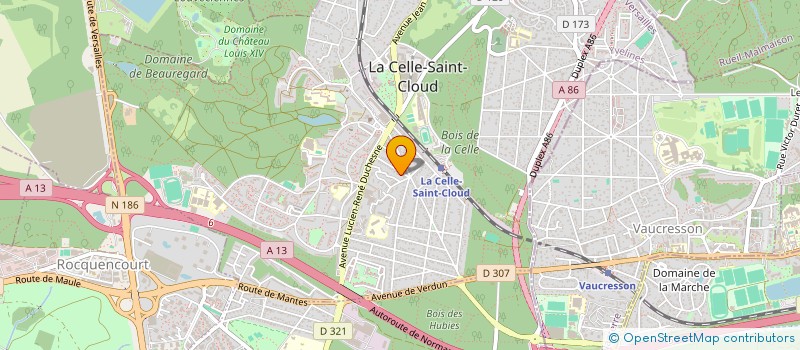 localisation de l'entreprise LUNEDI PIZZA  LA CELLE-SAINT-CLOUD