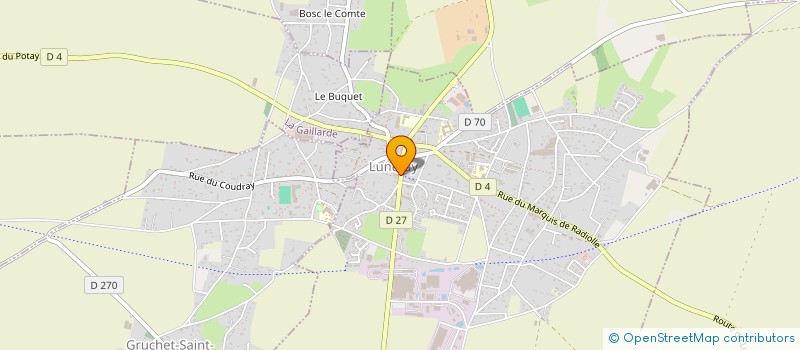 localisation de l'entreprise LUNEDIS  LUNERAY