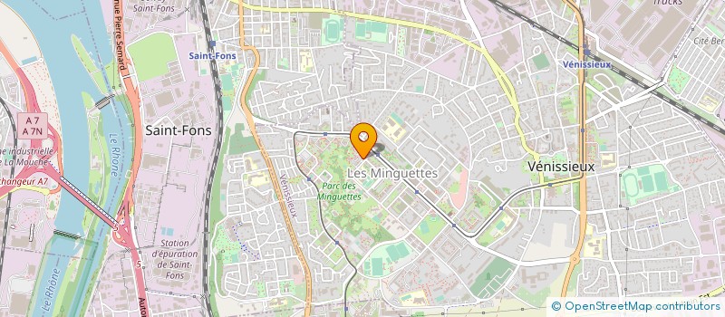 localisation de l'entreprise LUNEE L'OTRE à VENISSIEUX