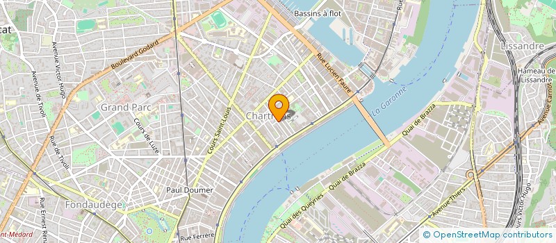 localisation de l'entreprise LUNEGARDE à BORDEAUX